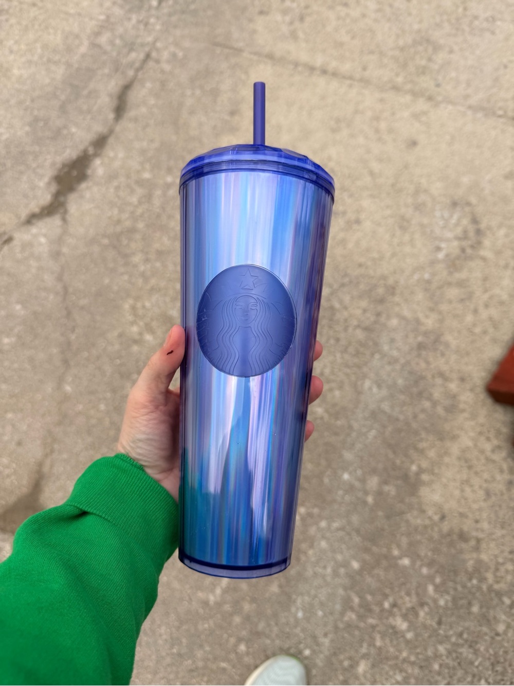 Starbucks Deep Purple Cold Cup Tumbler with Straw